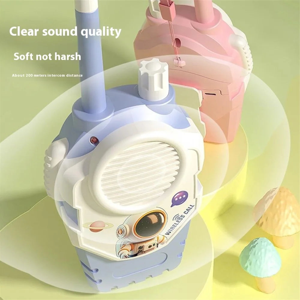 1 Pair Children Walkie Talkie Interphone Parent-Child Interactive Indoor Outdoor Play House Intercom Toy - 3