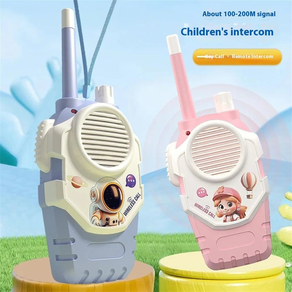 1 Pair Children Walkie Talkie Interphone Parent-Child Interactive Indoor Outdoor Play House Intercom Toy - 6