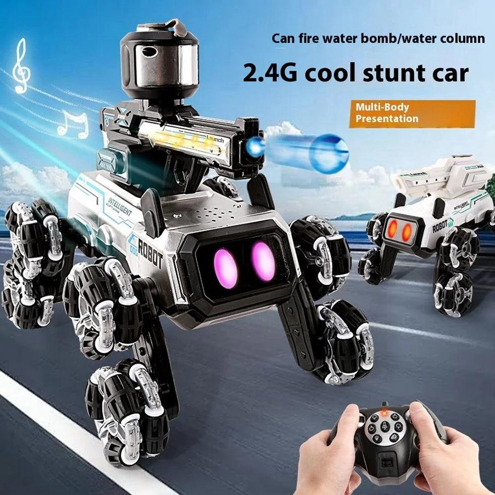 2.4G RC Stunt Car 8-Wheel Transforming Off-Road Climbing Drift Vehicle Remote Control Toy - YL-118 Water Bomb Style - 6