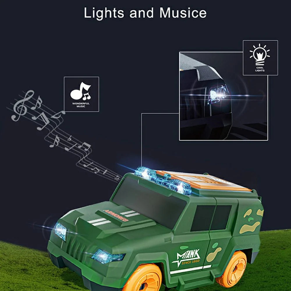 Auto Money Spraying Toy Car Creative Gift with Light and Music Car Toy Sound Effects Entertainment - Mint Green - 4