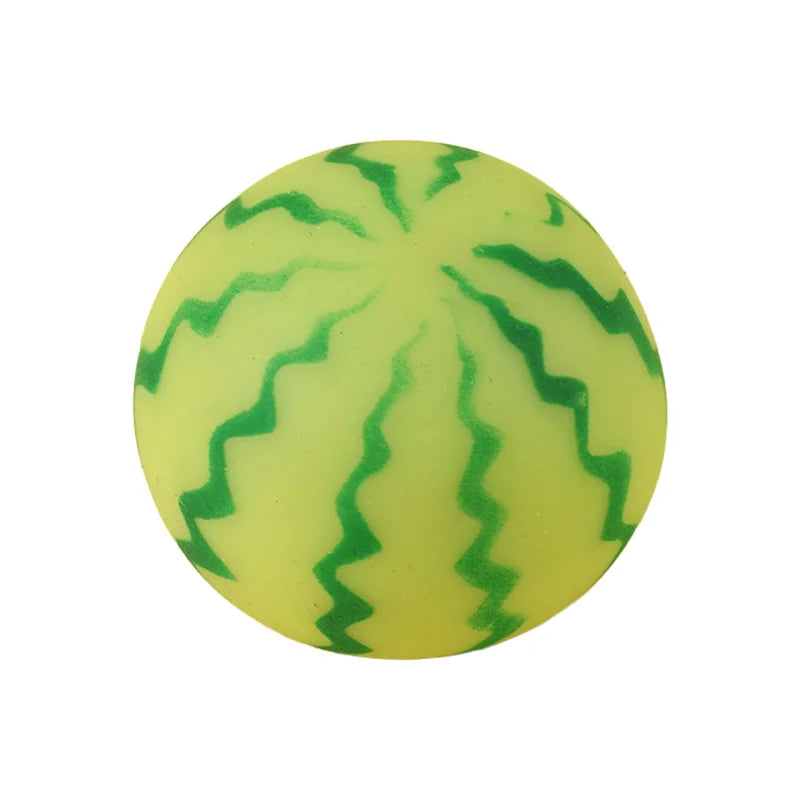 6cm Simulated Watermelon Shape Stress Ball Soft TPR Slow Rising Squeeze Toy for Kids and Adults Anxiety Relief - 6cm - 1