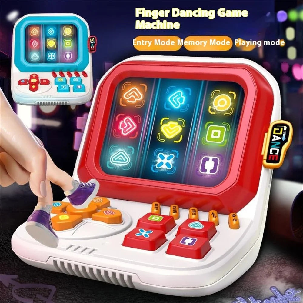 3605 Finger Dancing Game Machine Children Breakthrough Stress Relief Training Memory Toy - Red - 3