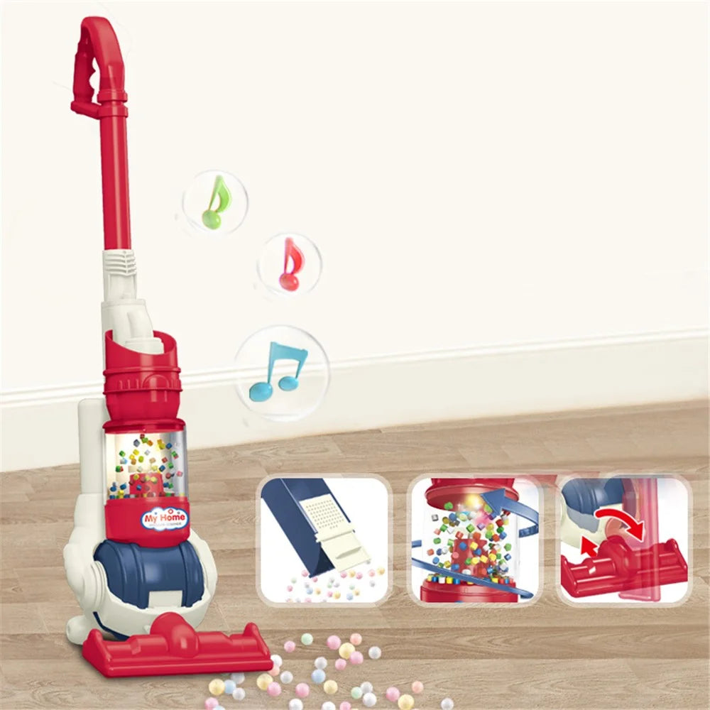 7985 Mini Vacuum for Kids Toddler Play Toy Music Electric Cleaner Cleaning Tool - 4