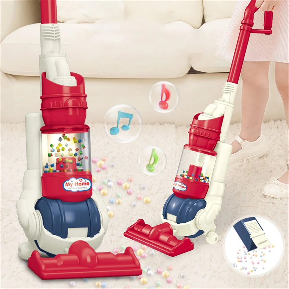 7985 Mini Vacuum for Kids Toddler Play Toy Music Electric Cleaner Cleaning Tool - 7