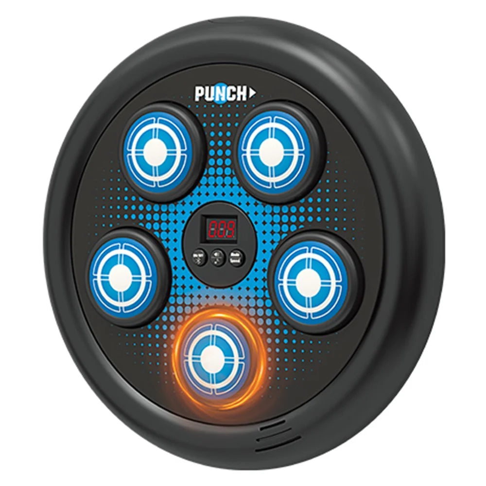 SJL3610 Music Boxing Target for Kids Bluetooth-Compatible Rhythm Punching Smart Scoring Reaction Trainer - Blue - 1
