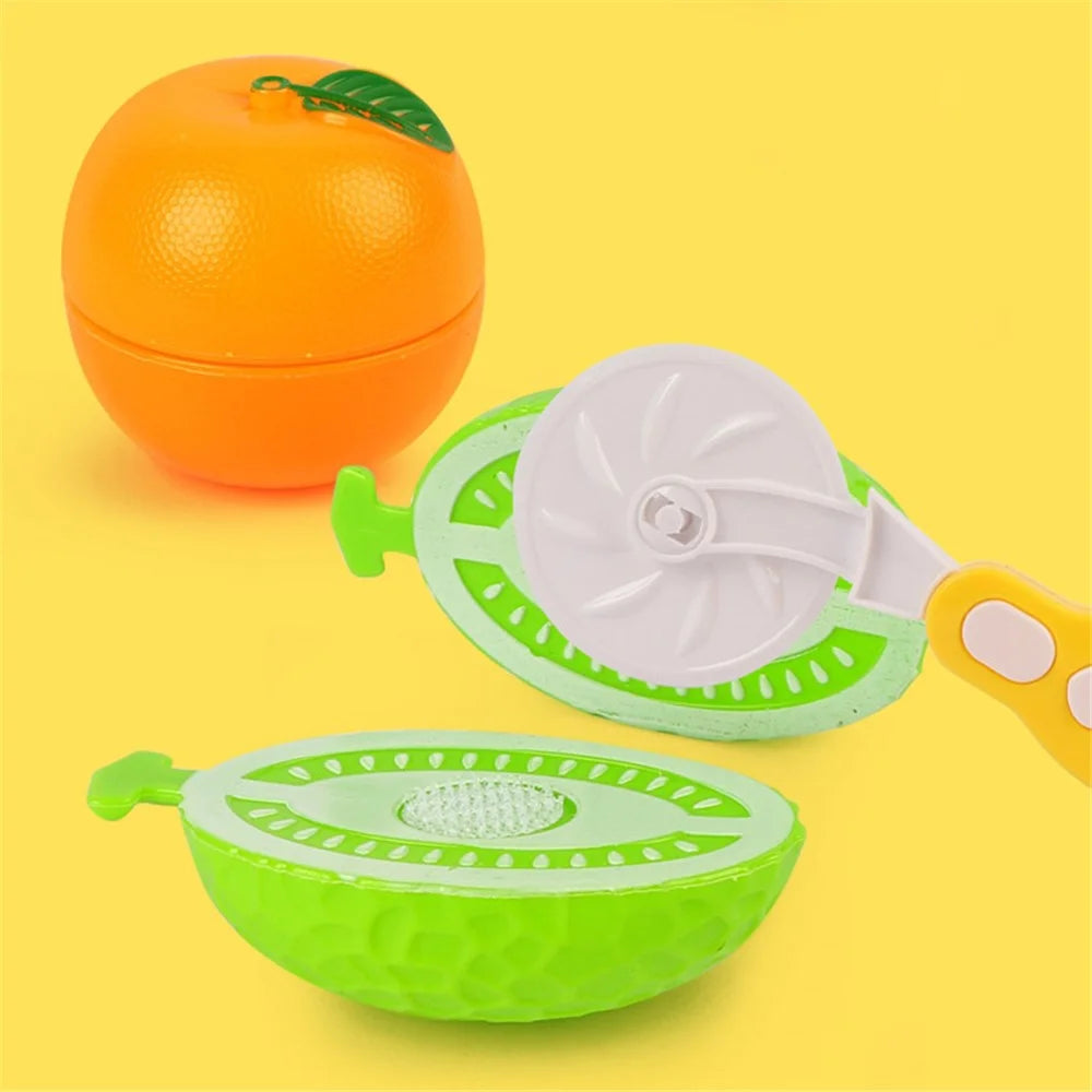 Plastic Simulation Fruit Cutting Toy Children Fun Kitchen Play House Toy Set - 3
