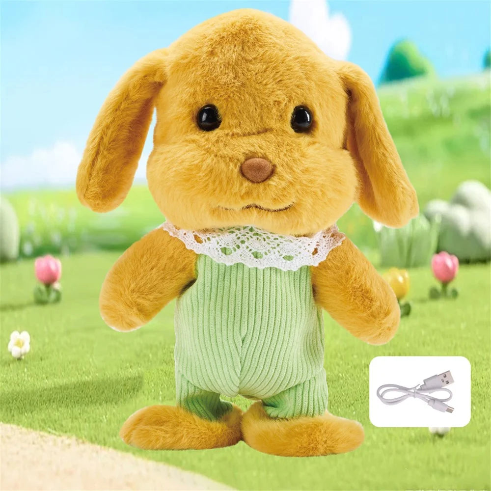 25cm Smart Interactive Plush Doll Toy with Singing Dancing Talking Recording Walking Early Educational Toy - Dog - 2