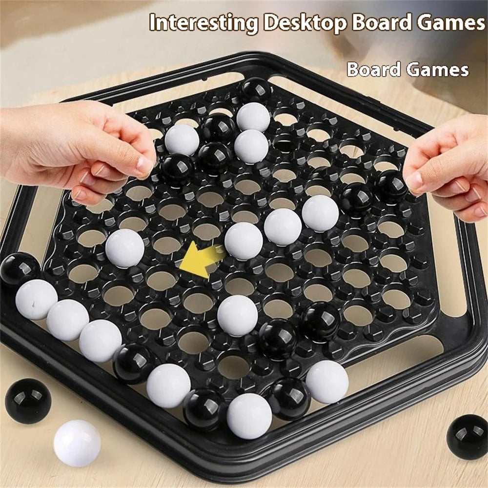 KJ129 Educational Chess Push Ball Game Board Game Toys Two Player Four-in-a-Row Checkers for Children - 4