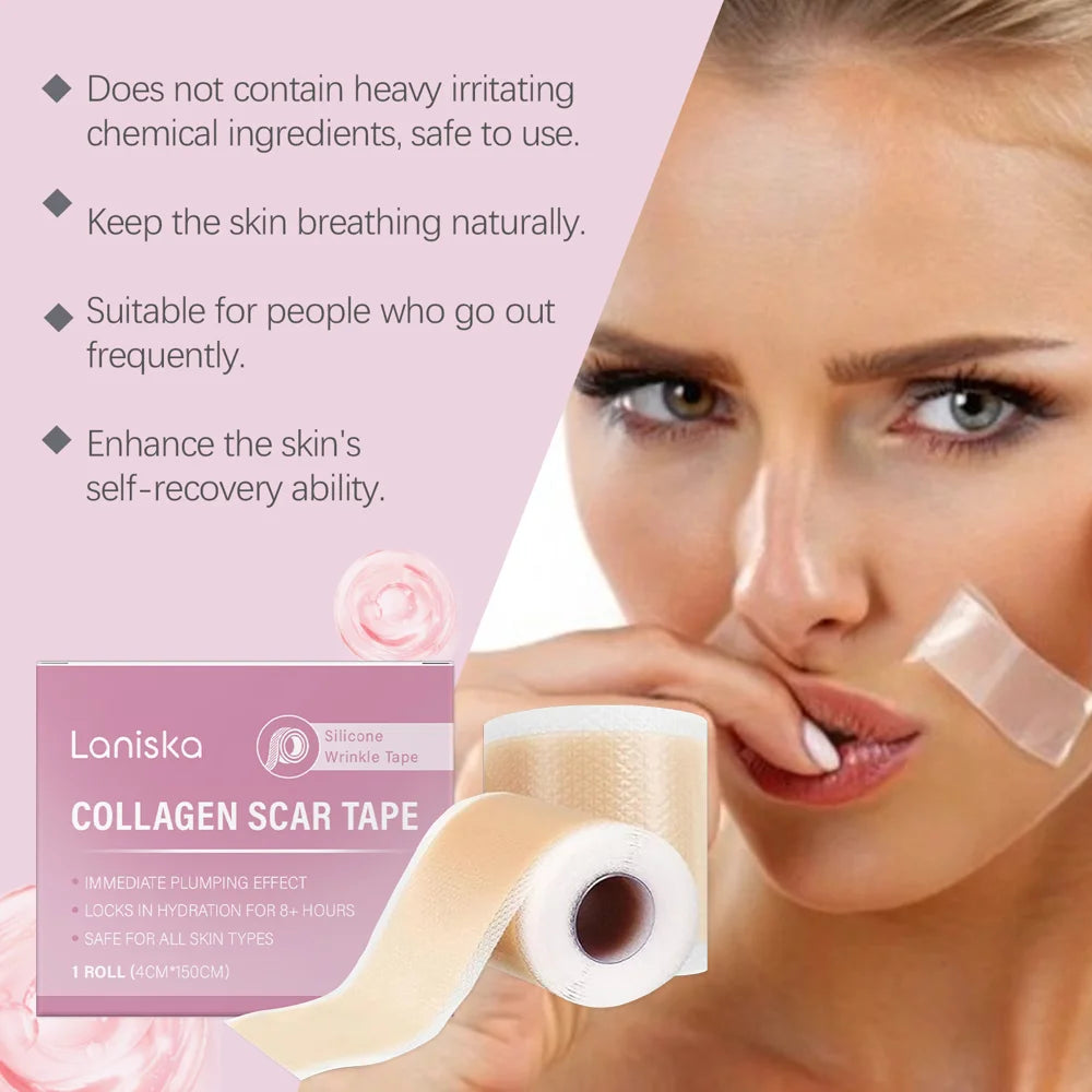 LANISKA Collagen Scar Tape Invisible Removal Treatment for Surgical Scars,C-Section,Tummy Tuck - 5