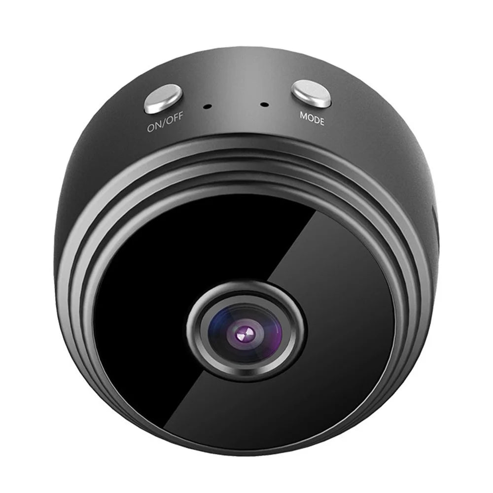 A9 1080P HD Mini Wireless IP Camera Home Security WiFi Camcorder Night Vision Motion Detection Loop Video Recorder - Black - 1