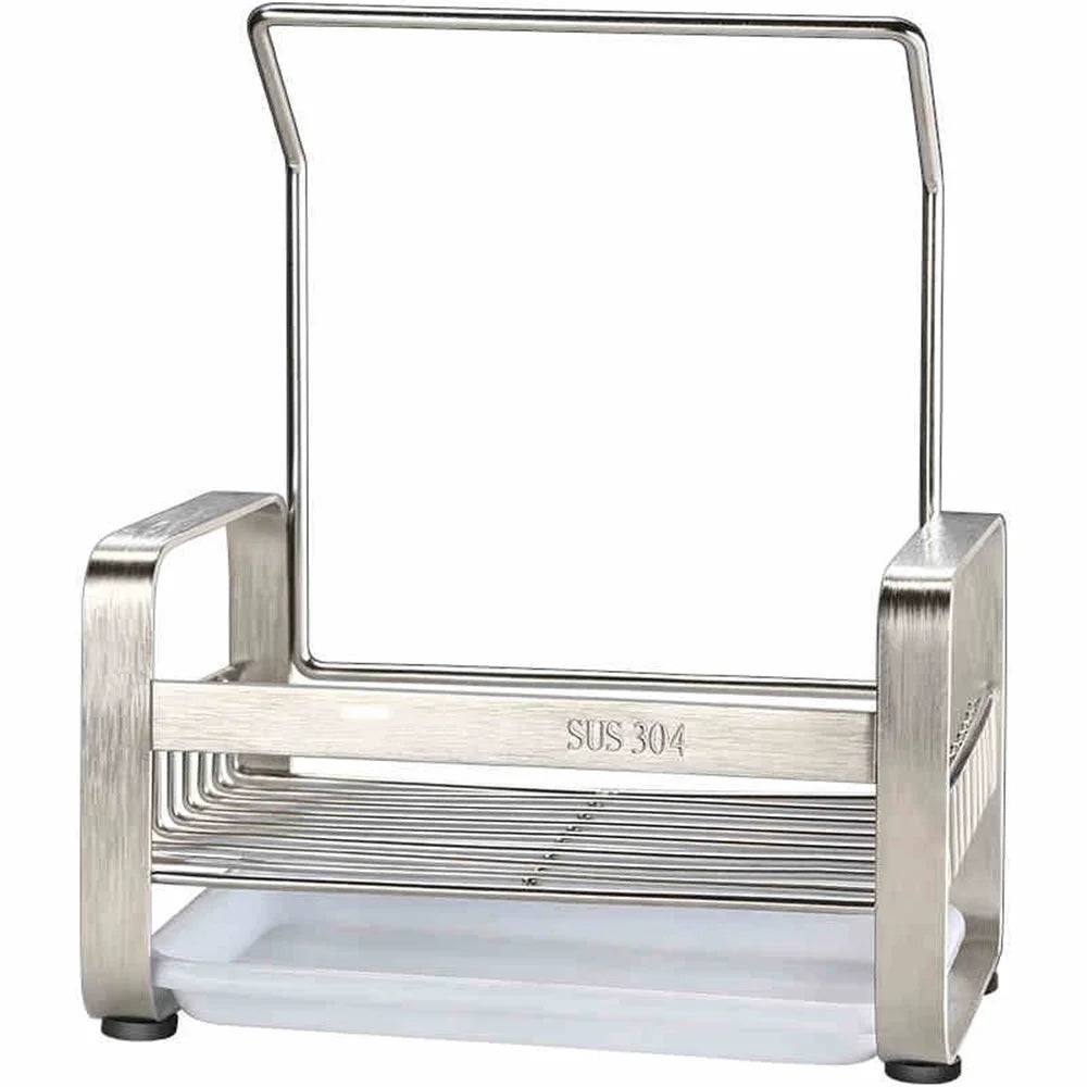 Kitchen Drain Basket Stainless Steel Faucet Sink Storage Rack Shower Rack - 1
