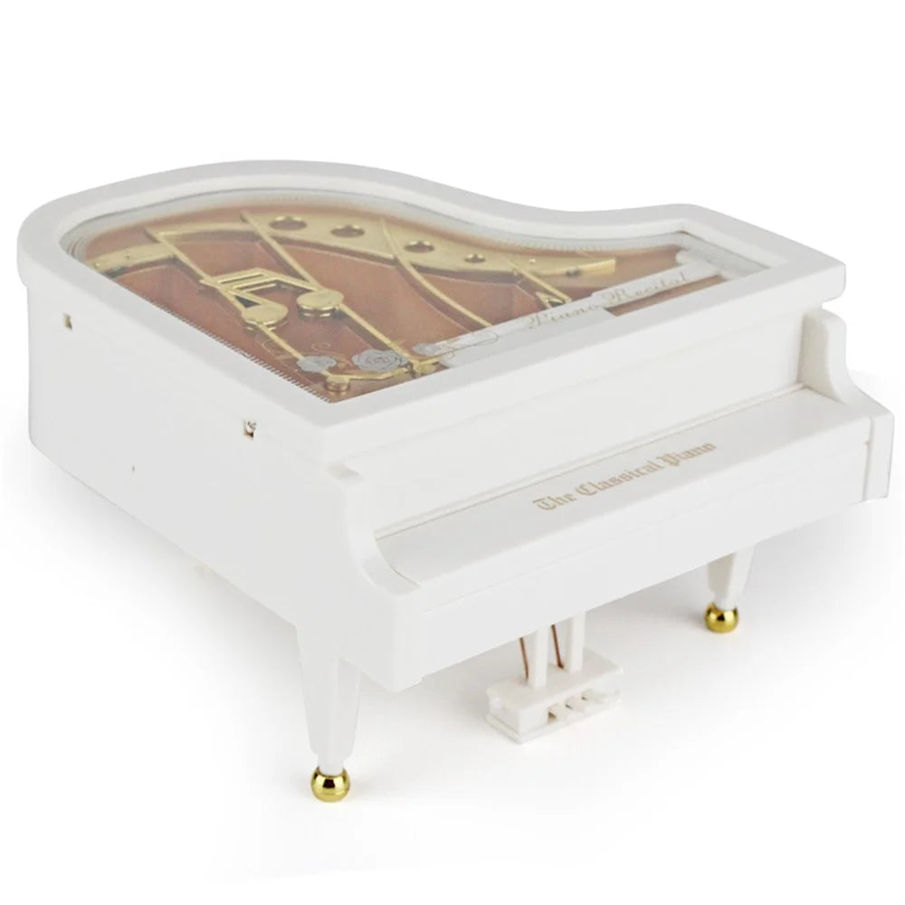 Romantic Piano Music Box Desktop Ornament Crafts for Room Decoration - 2