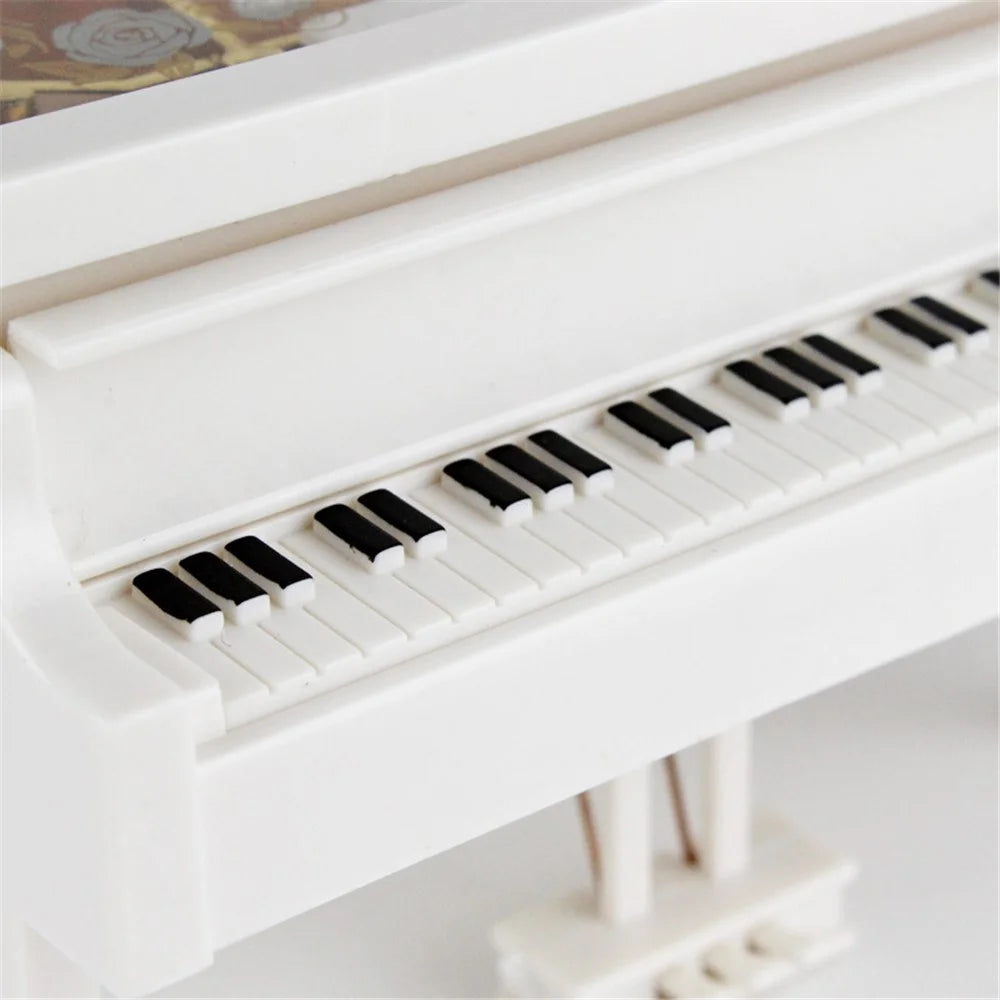 Romantic Piano Music Box Desktop Ornament Crafts for Room Decoration - 5