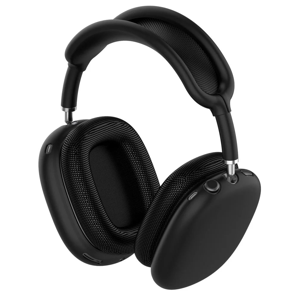 Silicone Headband Cover Case for AirPods Max with USB-C Soft Headband Protectors Cushion - Black - 5