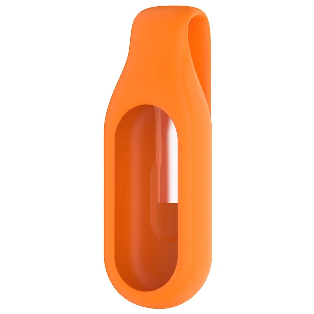 For Xiaomi Smart Band 10 / 9 / 8 Clip-On Holder Silicone Wristband Replacement - Orange - 4