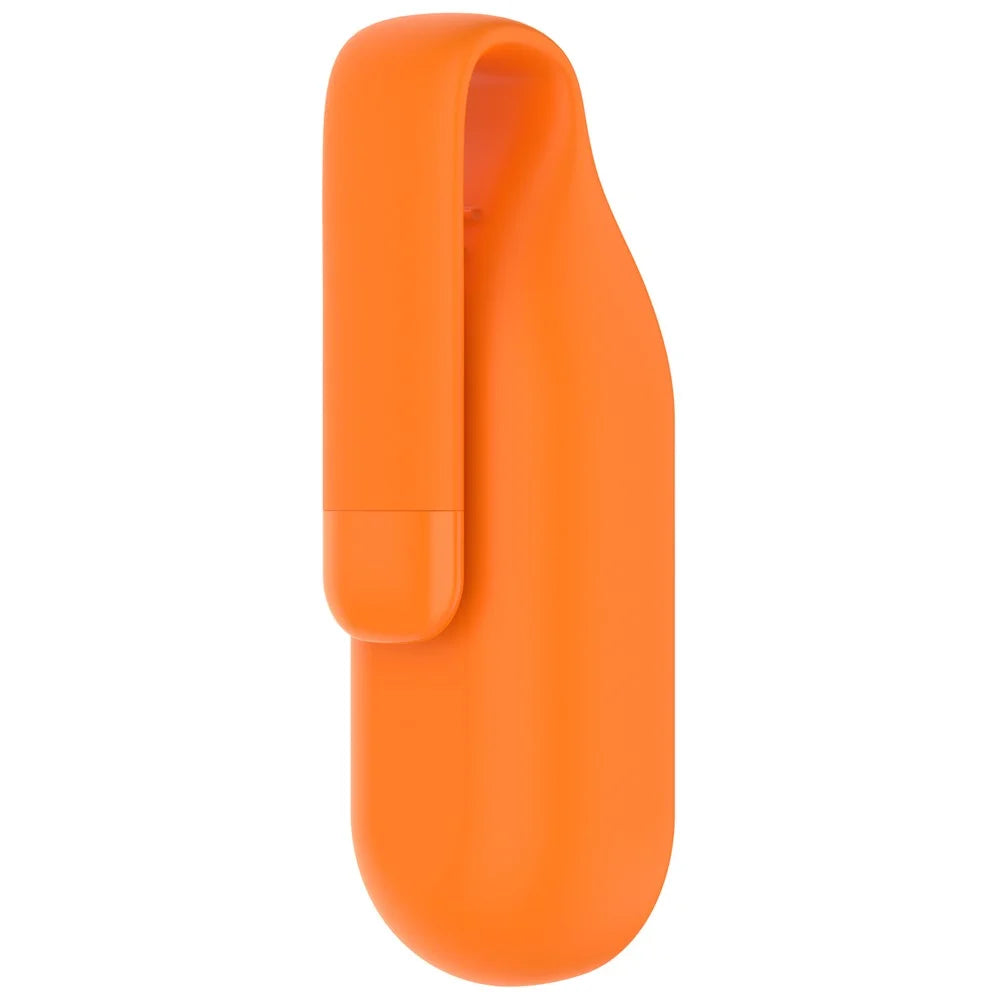 For Xiaomi Smart Band 10 / 9 / 8 Clip-On Holder Silicone Wristband Replacement - Orange - 5