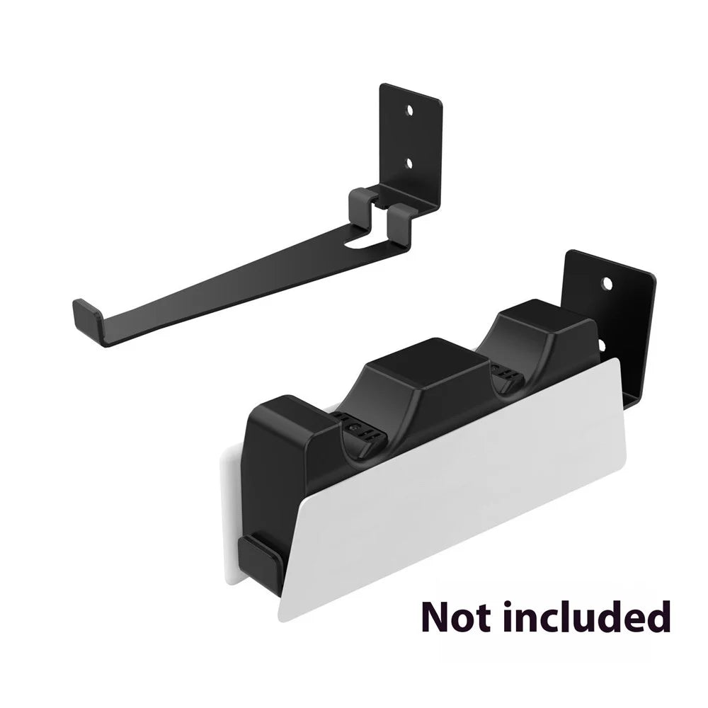 For Sony PlayStation 5 Controller Charging Dock Metal Wall Mount Bracket Holder Stand - 3