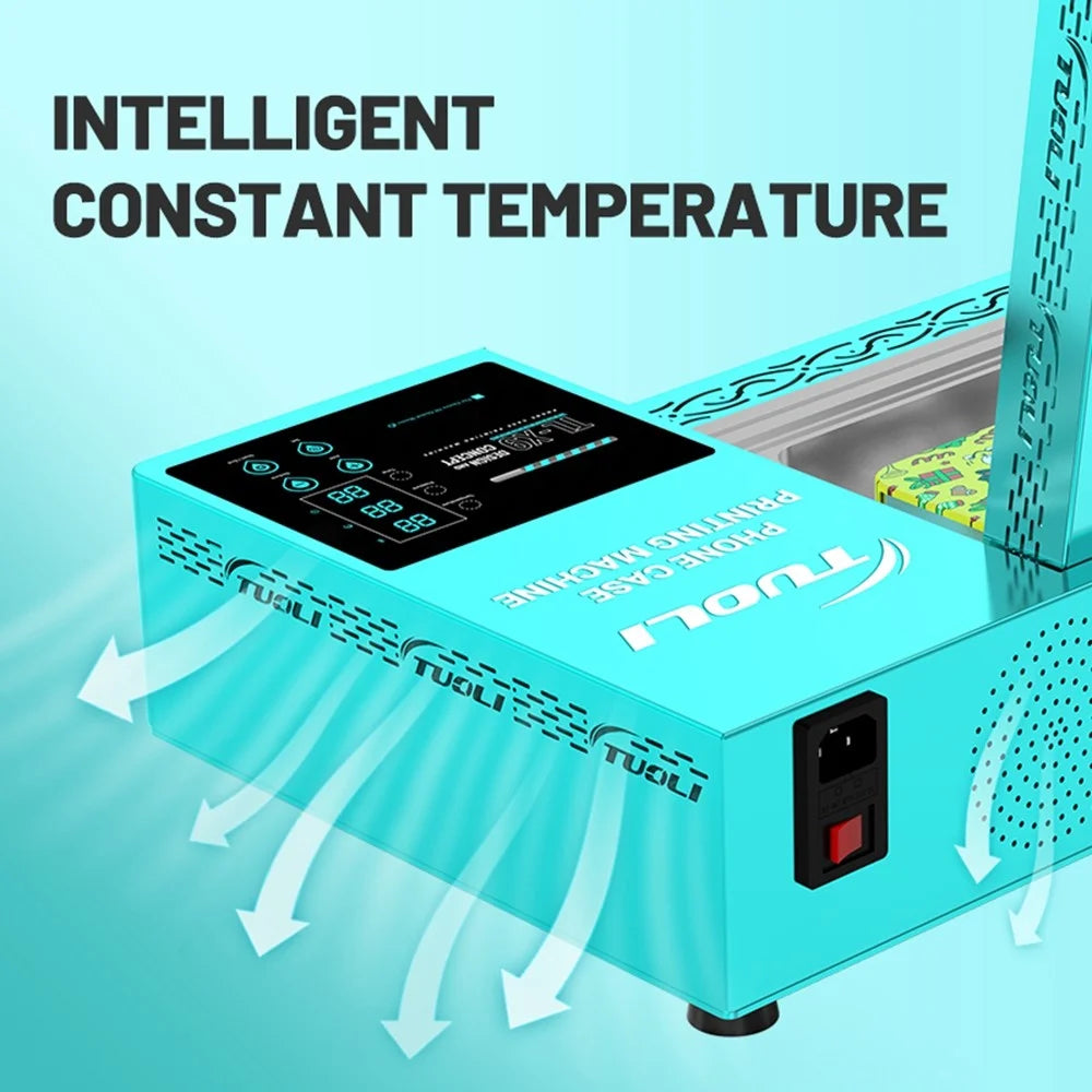 TUOLI TL-X9 Phone Case Heat Transfer Film Press Machine Sublimation Case Heat Press Device, EU Plug - 4
