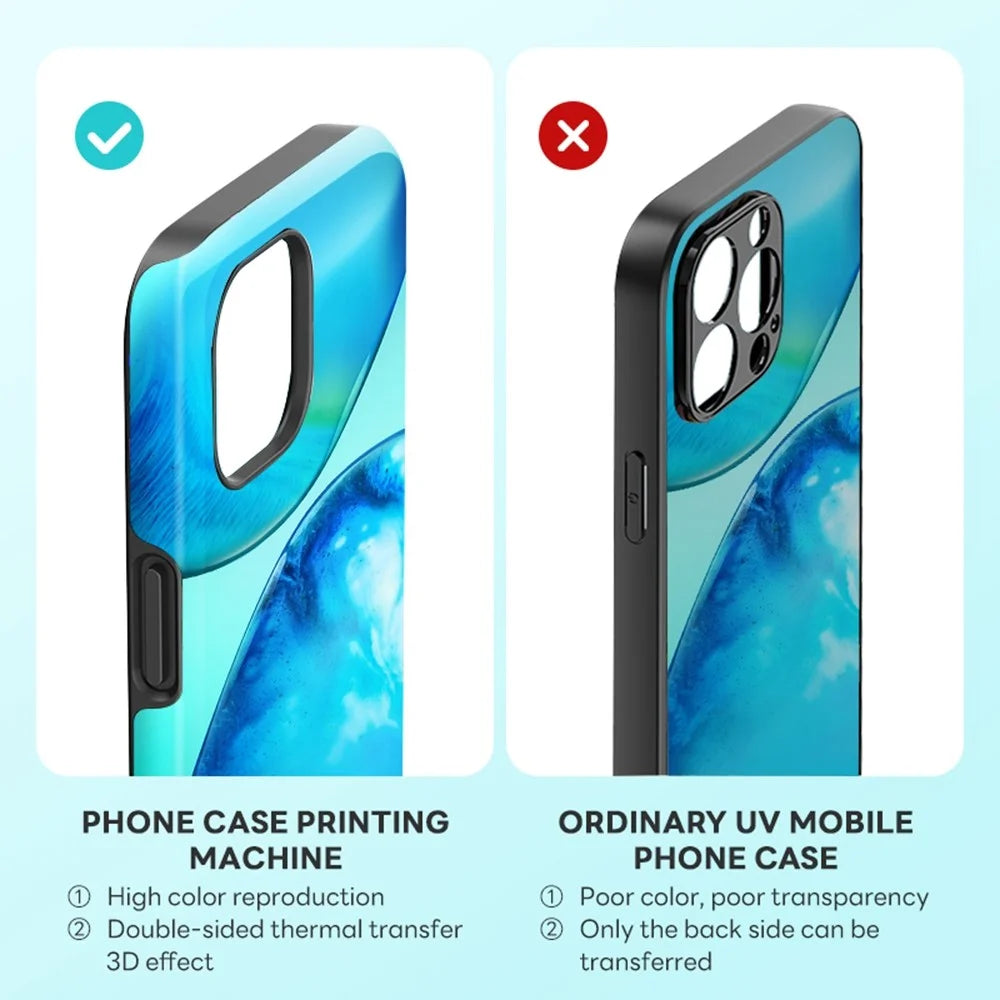 TUOLI TL-X9 Phone Case Heat Transfer Film Press Machine Sublimation Case Heat Press Device, EU Plug - 5