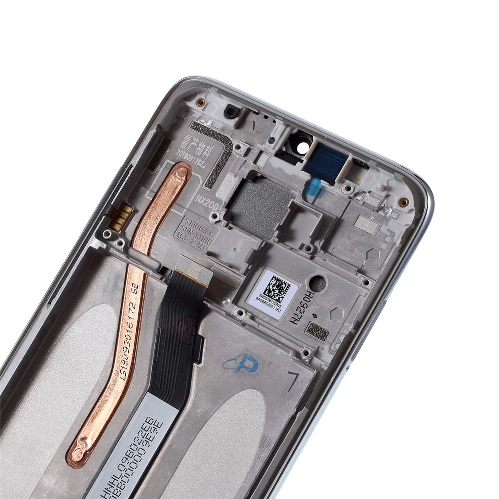 LCD Screen and Digitizer Assembly + Frame Repair Part (without Logo) for Xiaomi Redmi Note 8 Pro - Silver - 2