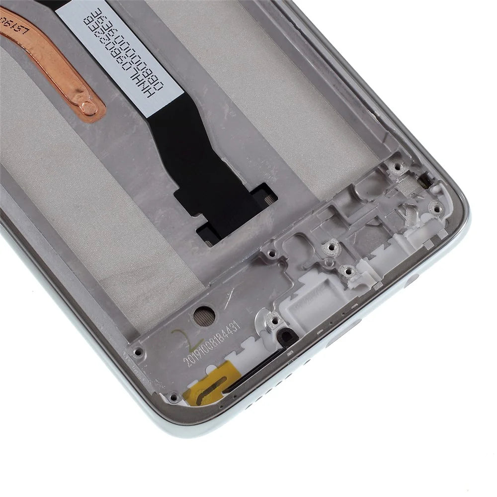 LCD Screen and Digitizer Assembly + Frame Repair Part (without Logo) for Xiaomi Redmi Note 8 Pro - Silver - 3
