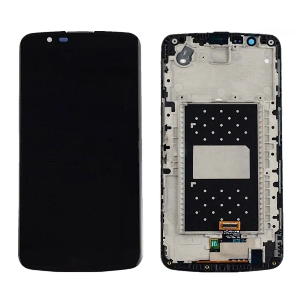 Screen and Digitizer Assembly + Frame Replacement Part for LG K10 (2016) K420 K430 - Black - 1