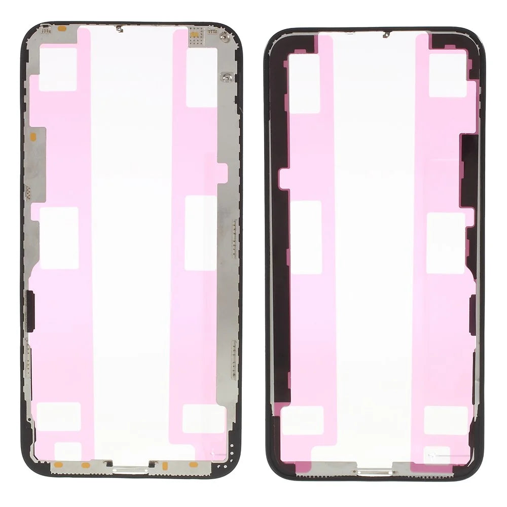 For iPhone XS 5.8 inch LCD Front Supporting Frame Bezel Bracket with Hot Melt Glue - Black - 1