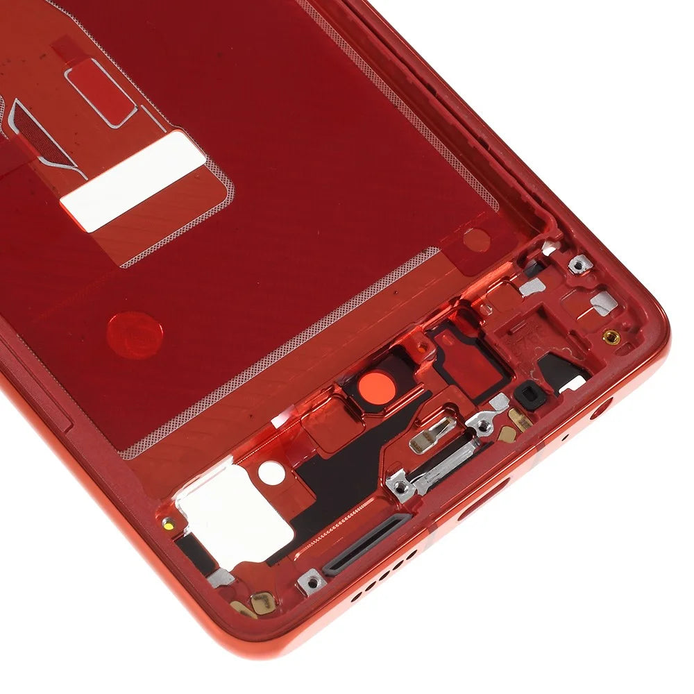 For Huawei P30 OEM Middle Plate Frame Spare Part (without Logo) - Red - 4