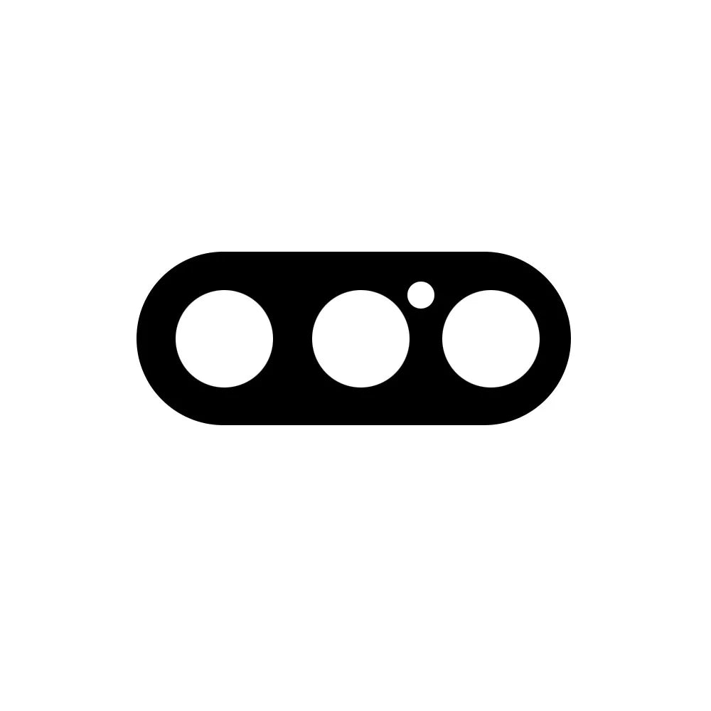 For iPhone X Rear Camera Glass Lens Cover Replacement - 1