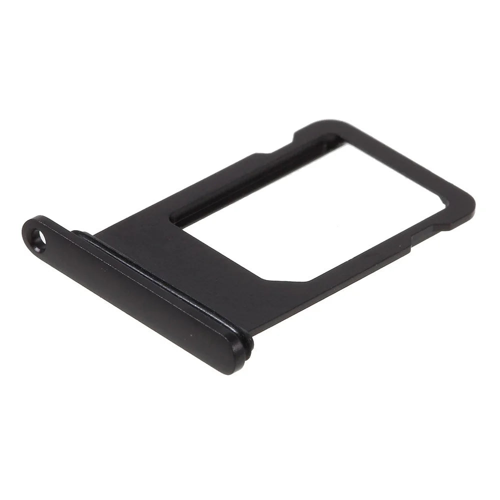 OEM SIM MicroSD Card Tray Holder Part for iPhone 8 Plus 5.5 inch - Black - 4