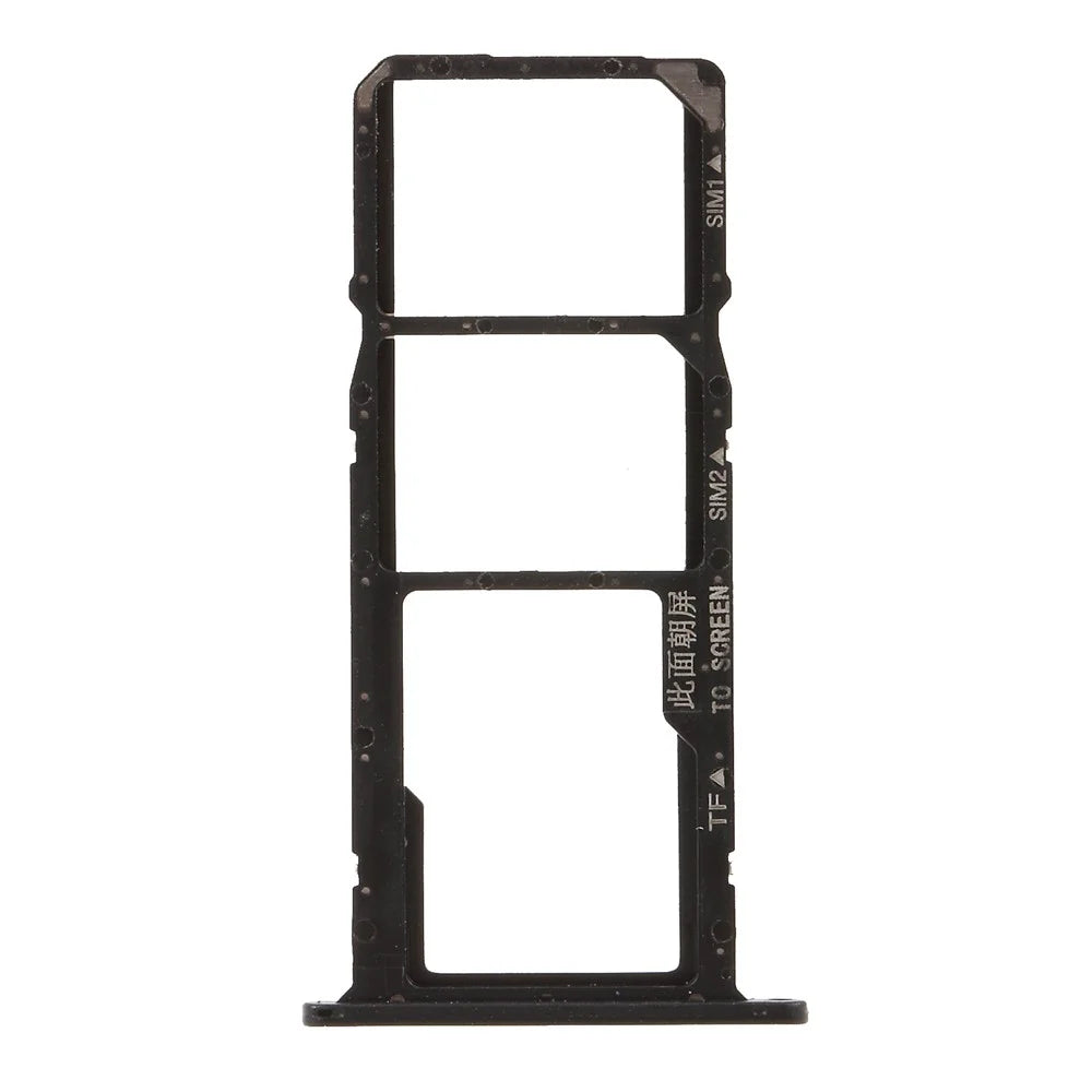 OEM Dual SIM Card + Micro SD Card Tray Holders Replacement for Huawei Y5 (2018) - Black - 4