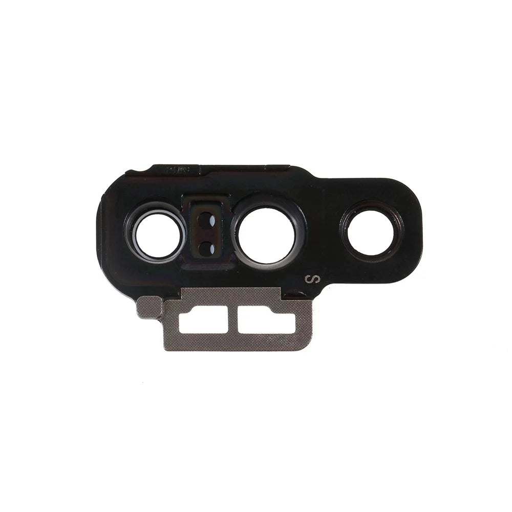 OEM Back Camera Lens Ring Cover with Glass Lens for Huawei P20 Pro - Silver - 2