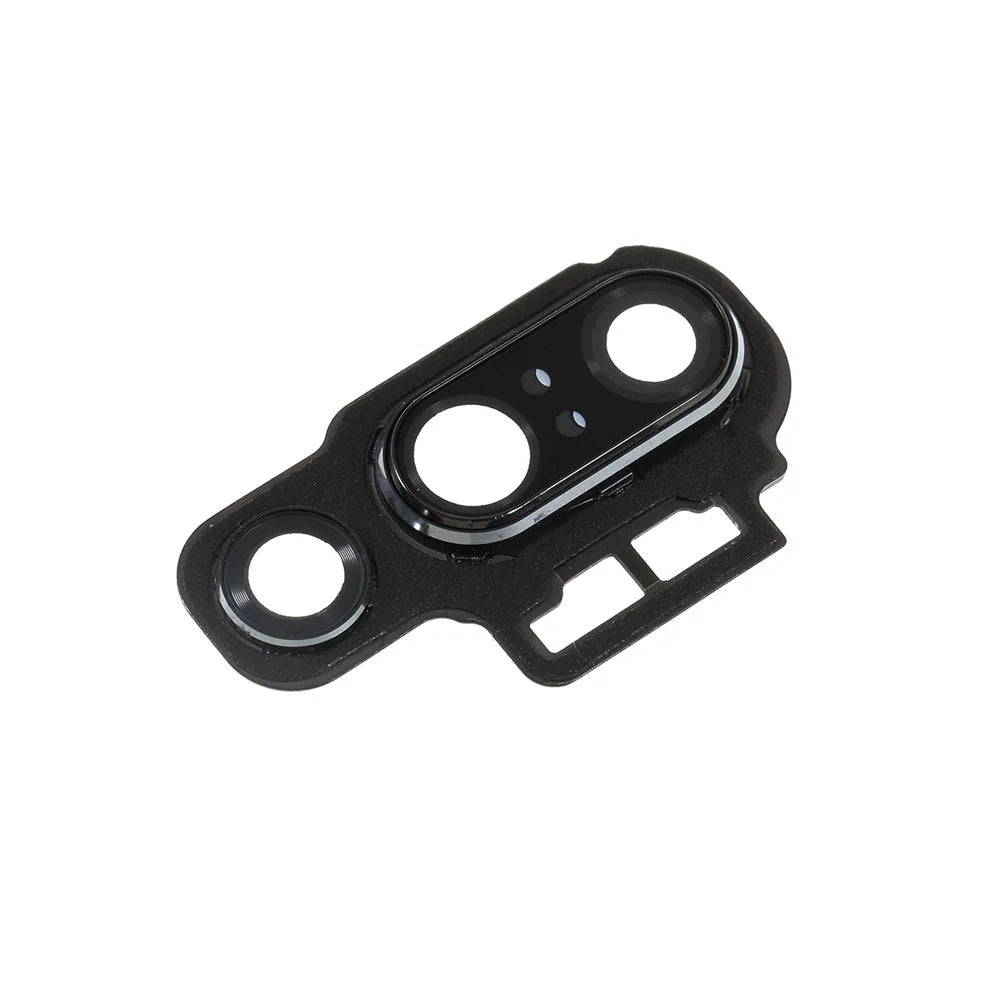 OEM Back Camera Lens Ring Cover with Glass Lens for Huawei P20 Pro - Silver - 3