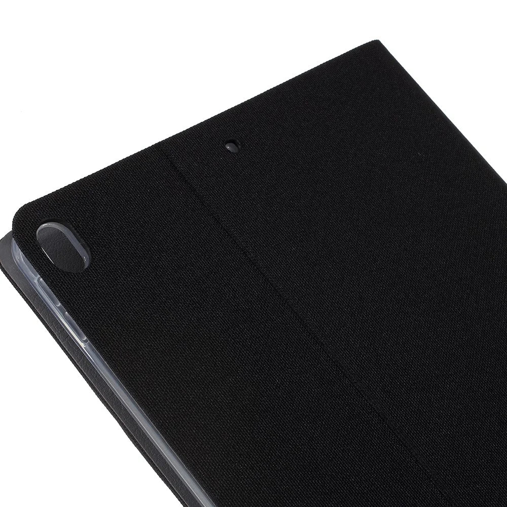 JFPTC Cloth Texture Smart Stand Leather Tablet Case for iPad Air 10.5 inch (2019) - Black - 4