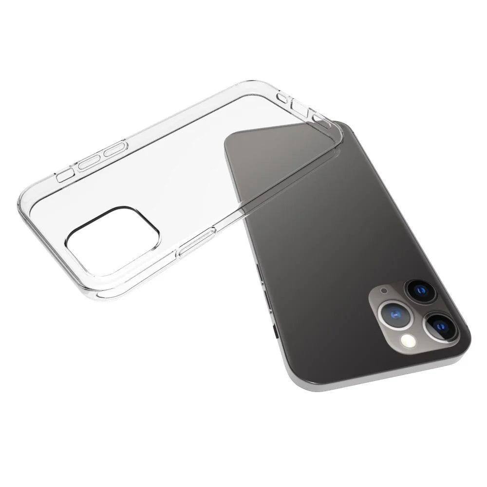Transparent TPU Anti-fingerprint Phone Case for iPhone 12 Pro 6.1 inch - 4