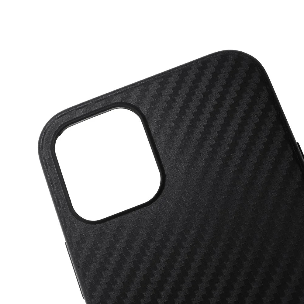 Carbon Fiber TPU Protective Phone Cover for iPhone 12 mini 5.4 inch - 7