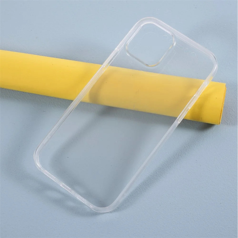 Hybrid PET + TPU + Acrylic Clear Full Coverage Case for iPhone 12 Pro Max - 2