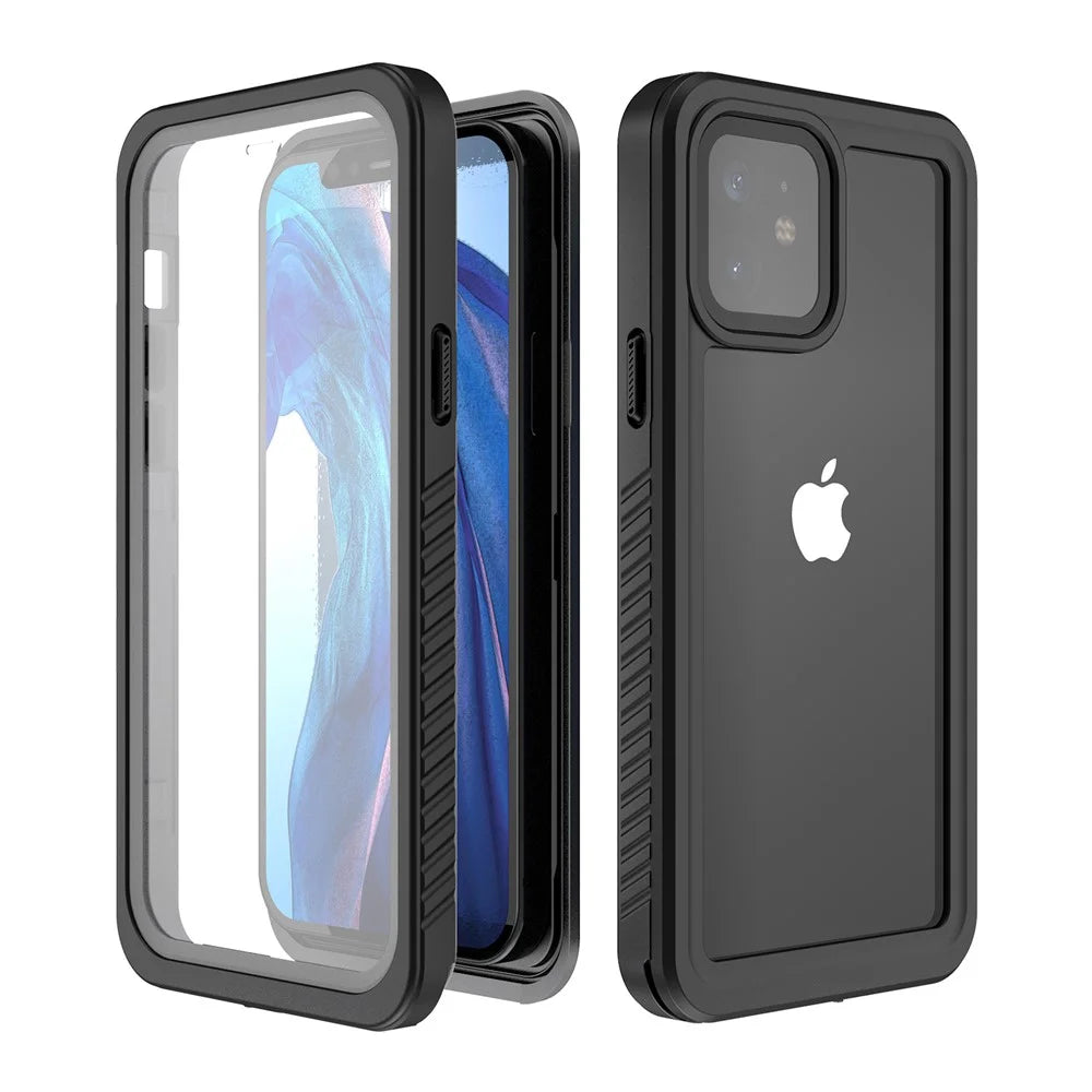 IP68 Waterproof Dustproof Case Underwater Touch Screen Protective Cover for iPhone 12 - 3