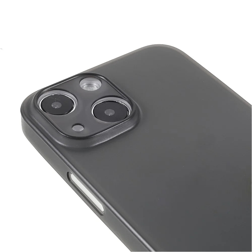 Anti-Collision Super Thin Hard PC Phone Cover Case for iPhone 13 mini 5.4 inch - Black - 6