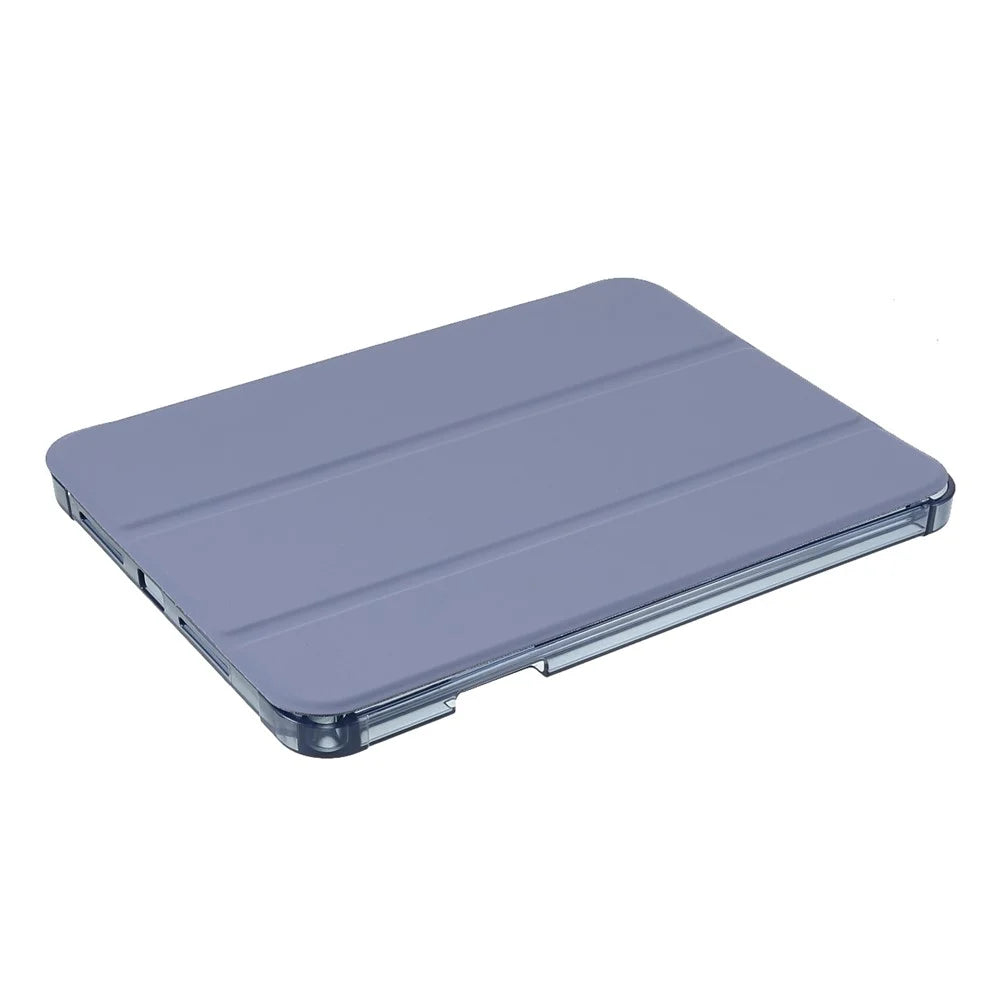 Tripod Stand PU Leather+TPU Tablet Protective Case Shell with Pen Slot for iPad mini (2024) / mini (2021) - Purple - 5