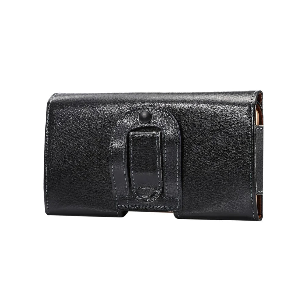 Genuine Leather Holster Pouch Case for Samsung Galaxy A9 (2016), Size: 168 x 90 x 15mm - 3