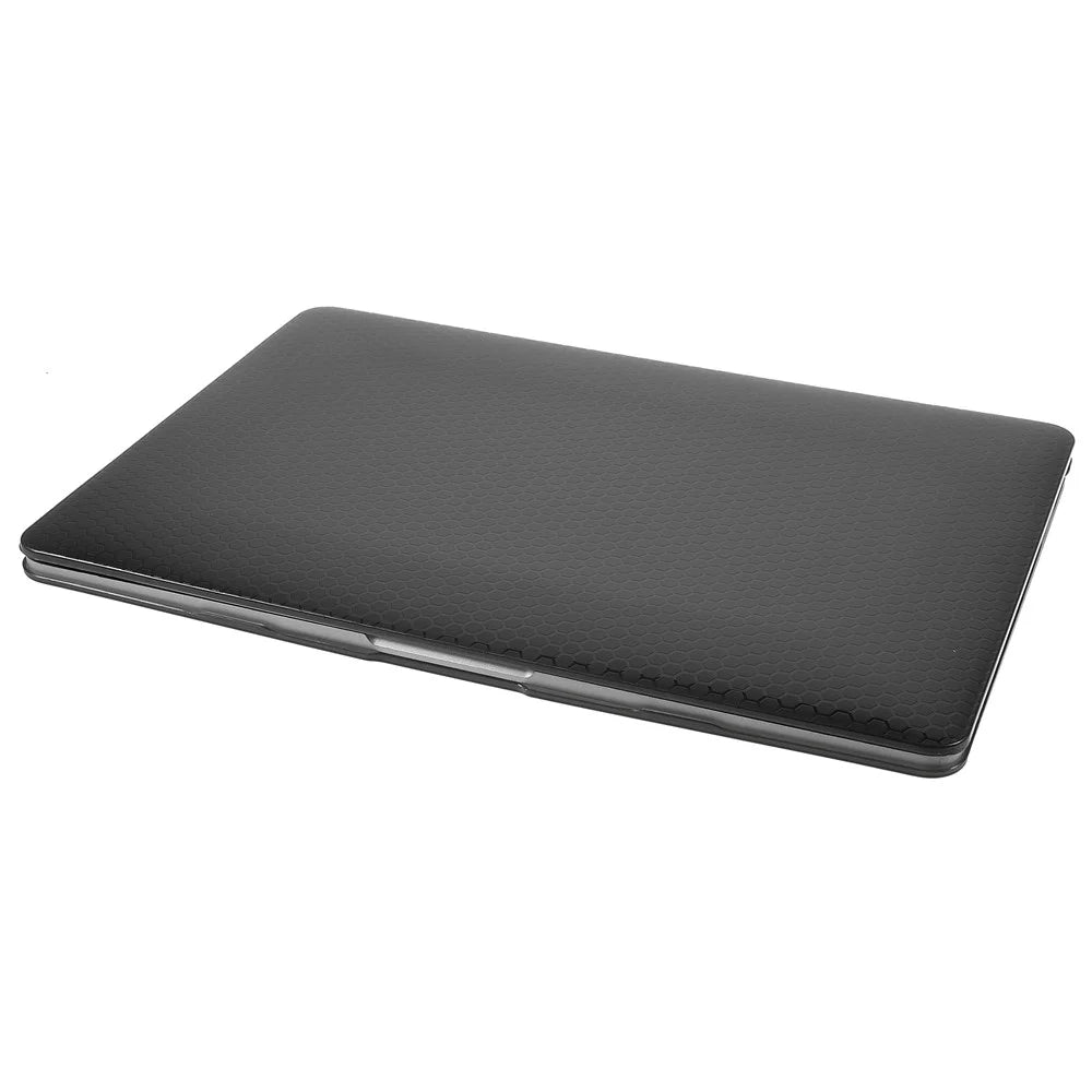 Honeycomb Texture PC Protective Cover Ultra-thin Laptop Case for MacBook Air 13.3-inch with Retina Display A2179 (2020)/A1932/A2337 - Black - 2