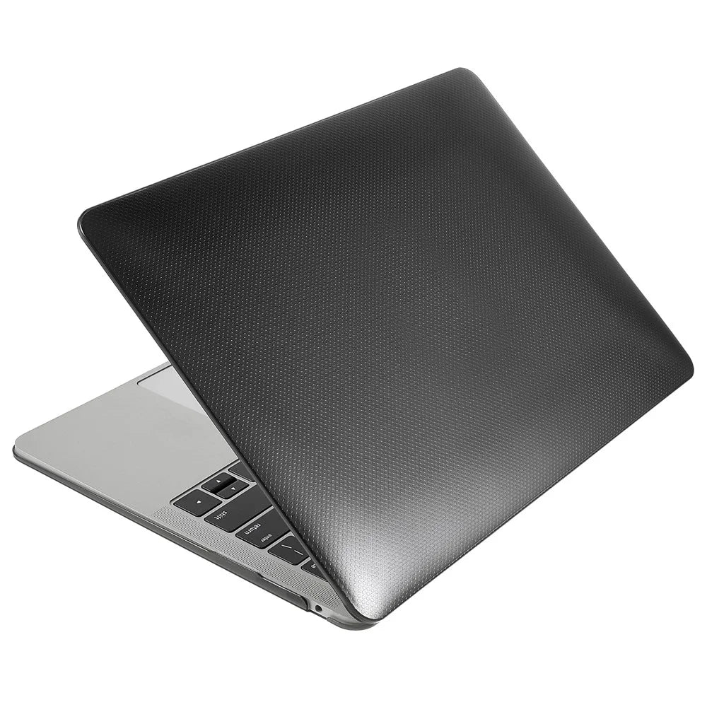 Front and Back Dots Pattern Slim Laptop PC Case for MacBook Air 13.3-inch with Retina Display A2179 (2020)/A1932/A2337 - Black - 1