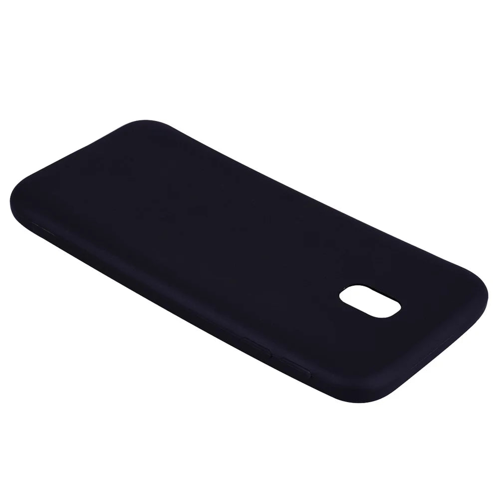 Matte Anti-scratch TPU Phone Case for Samsung Samsung Galaxy J3 (2017) EU Version - Black - 5