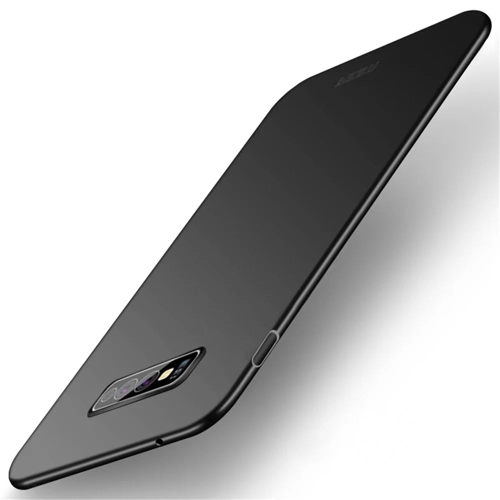 MOFI Shield Ultra-thin Frosted Hard Plastic Protector Case for Samsung Galaxy S10e - Black - 1