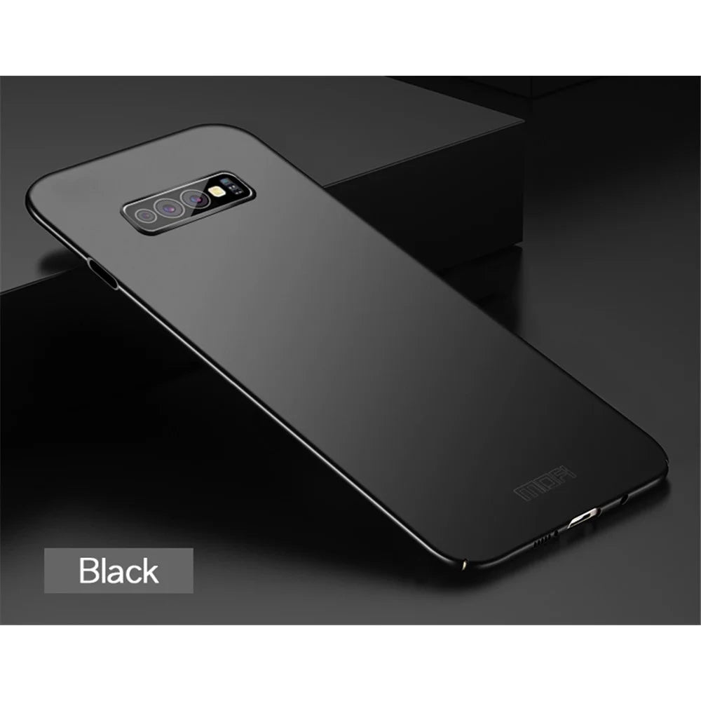 MOFI Shield Ultra-thin Frosted Hard Plastic Protector Case for Samsung Galaxy S10e - Black - 2