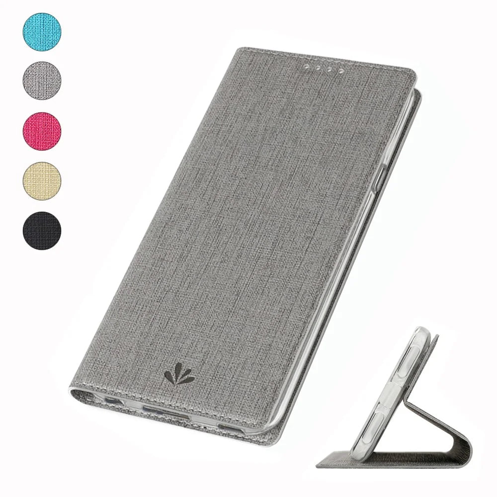 VILI DMX Cross Skin Leather Shell Case for Samsung Galaxy S20 4G/S20 5G - Grey - 2