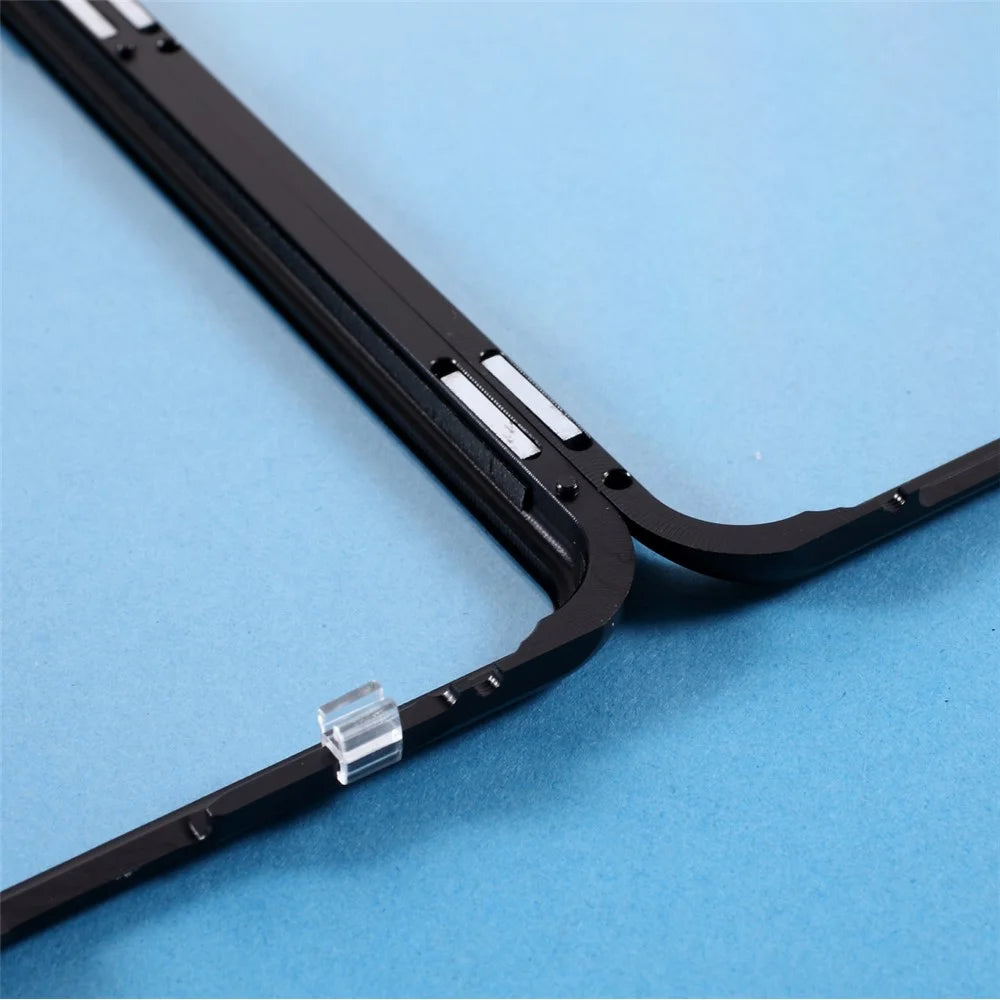 Magnetic Metal Frame Lock Installation with Double Side Tempered Glass Case (no Fingerprint Function but with Face Recognition Function) for Samsung Galaxy S21 Ultra 5G - Black - 3