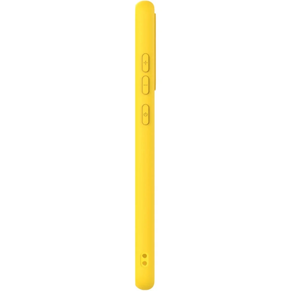 IMAK UC-2 Series Anti-Scratch Colorful Soft TPU Cover Case for Samsung Galaxy S21 Plus 5G - Yellow - 3