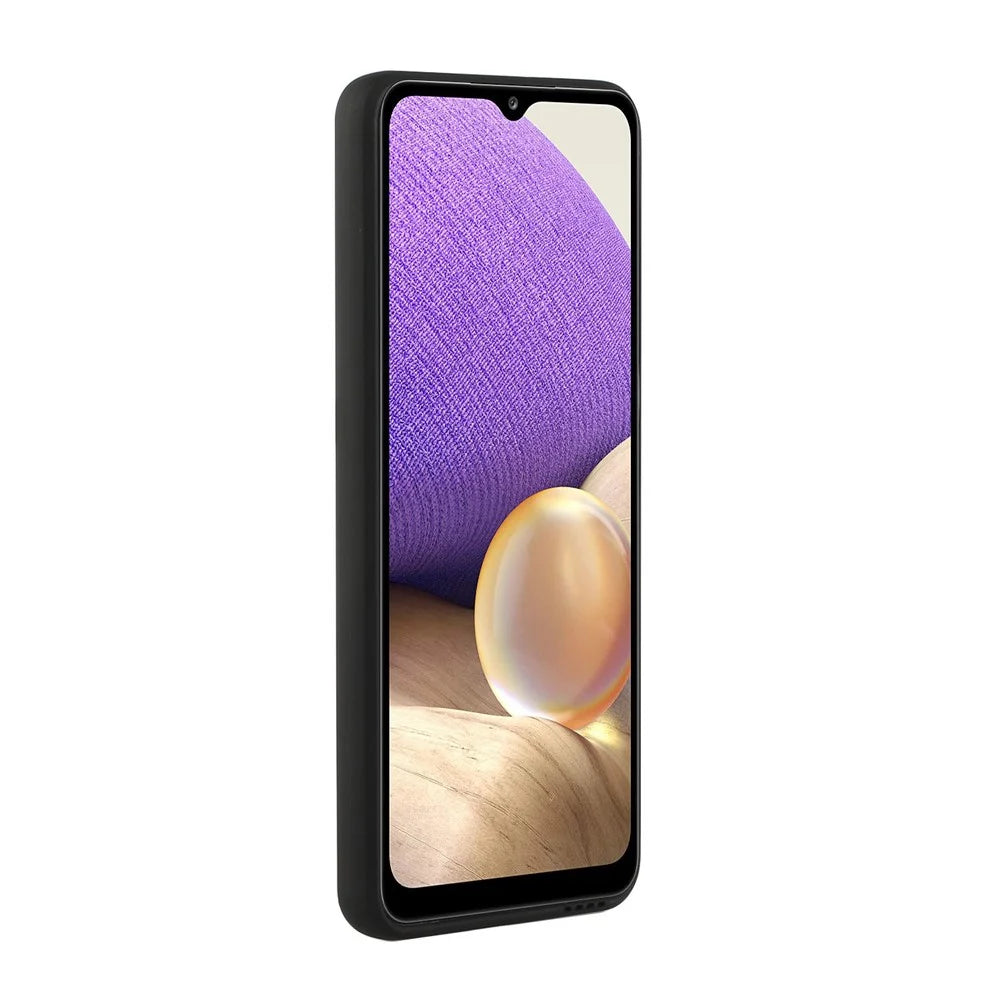Well-Protected Soft TPU Phone Case with Card Holder Cover for Samsung Galaxy A52 4G/5G / A52s 5G - Black - 5